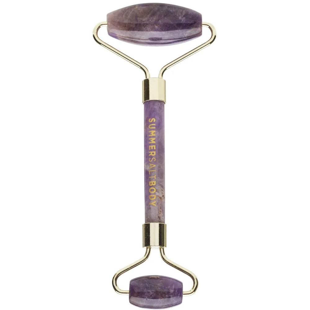 Summer Salt Body Facial Roller, Amethyst Crystal - Image 3