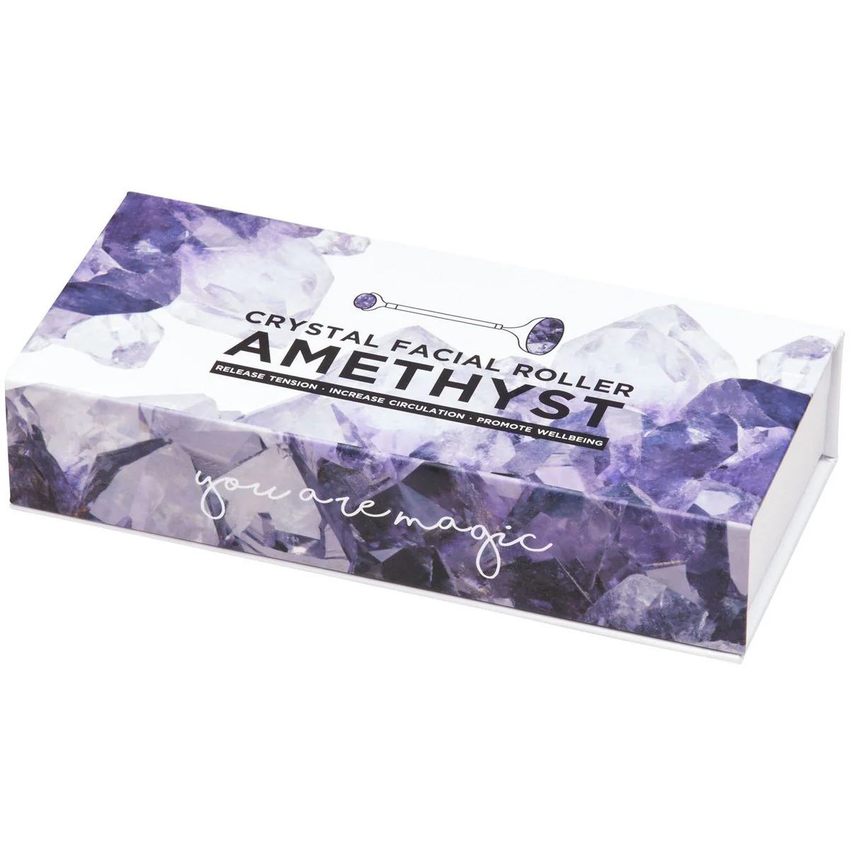 Summer Salt Body Facial Roller, Amethyst Crystal - Image 4