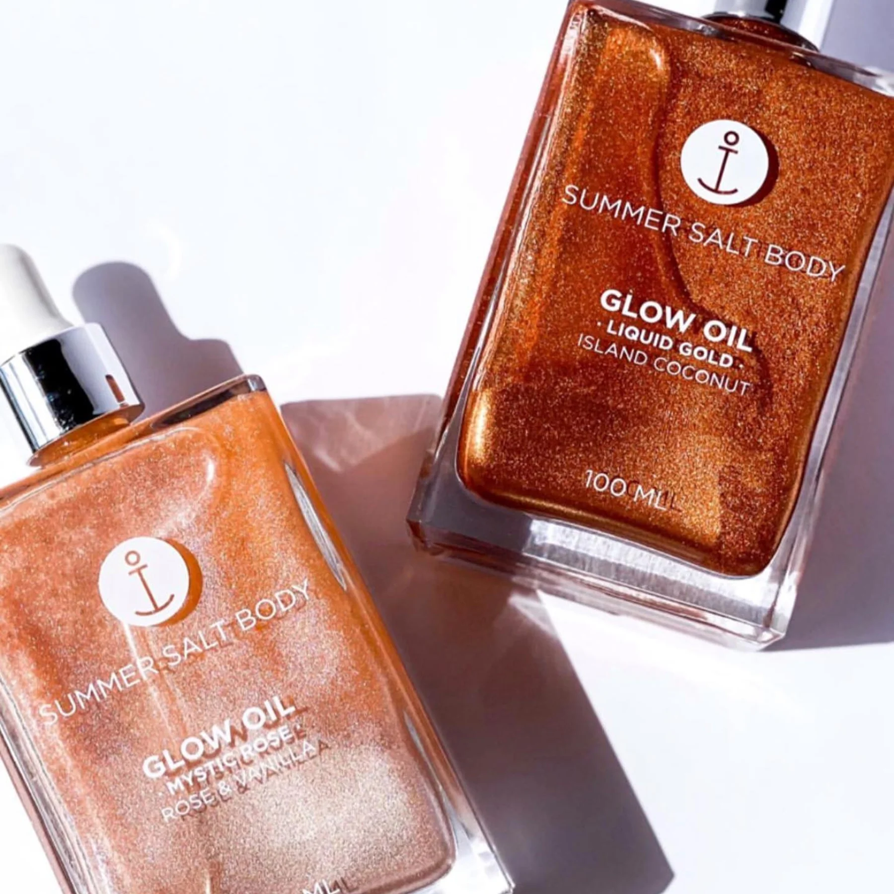 Summer Salt Body Glow Oil 30mL Or 100mL, Mystic Rose & Vanilla Fragrance - Image 6