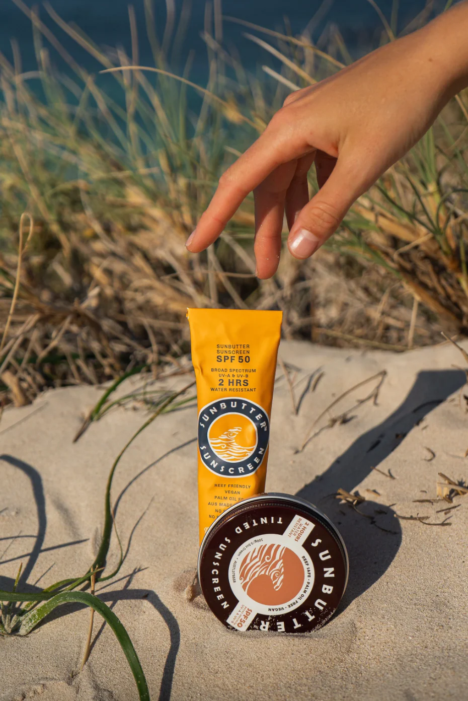 Sunbutter Skincare Sunscreen SPF50 Tube 120g, Vegan & Reef Friendly - Image 4