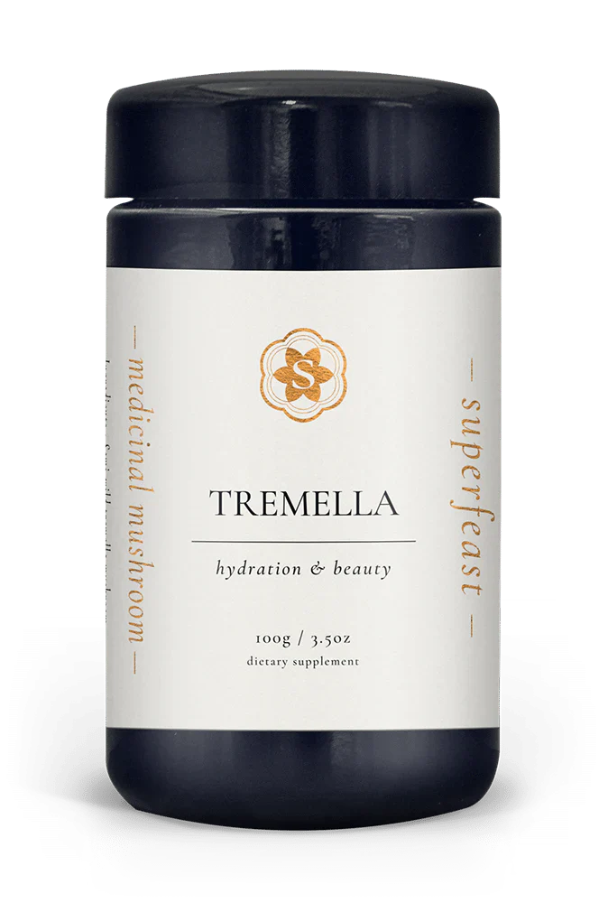 SuperFeast Tremella Medicinal Mushrooms 100g, Promotes Respiratory Health & Nourishes Yin