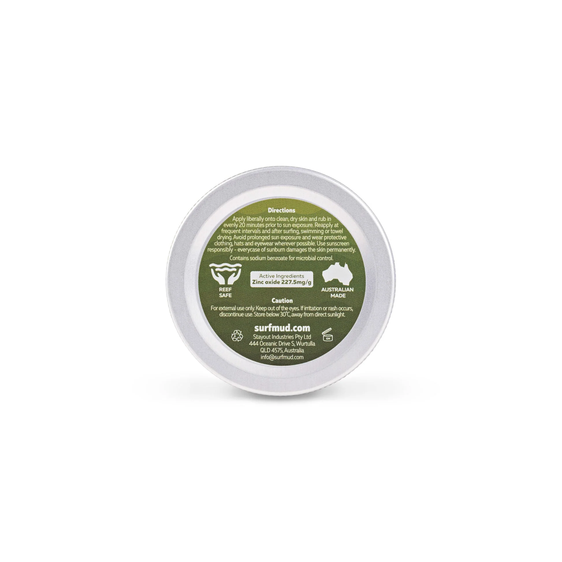 Surfmud Mineral Sunscreen 100g Tin, SPF50+ - Image 4