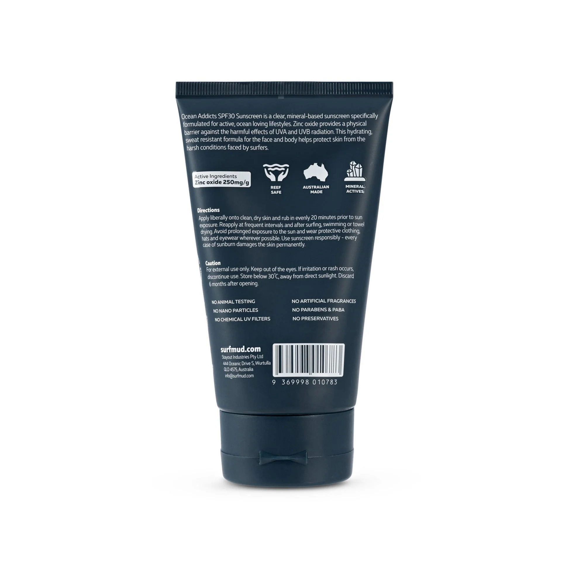 Surfmud Ocean Addicts Sunscreen 50g Or 125g, SPF30 - Image 3