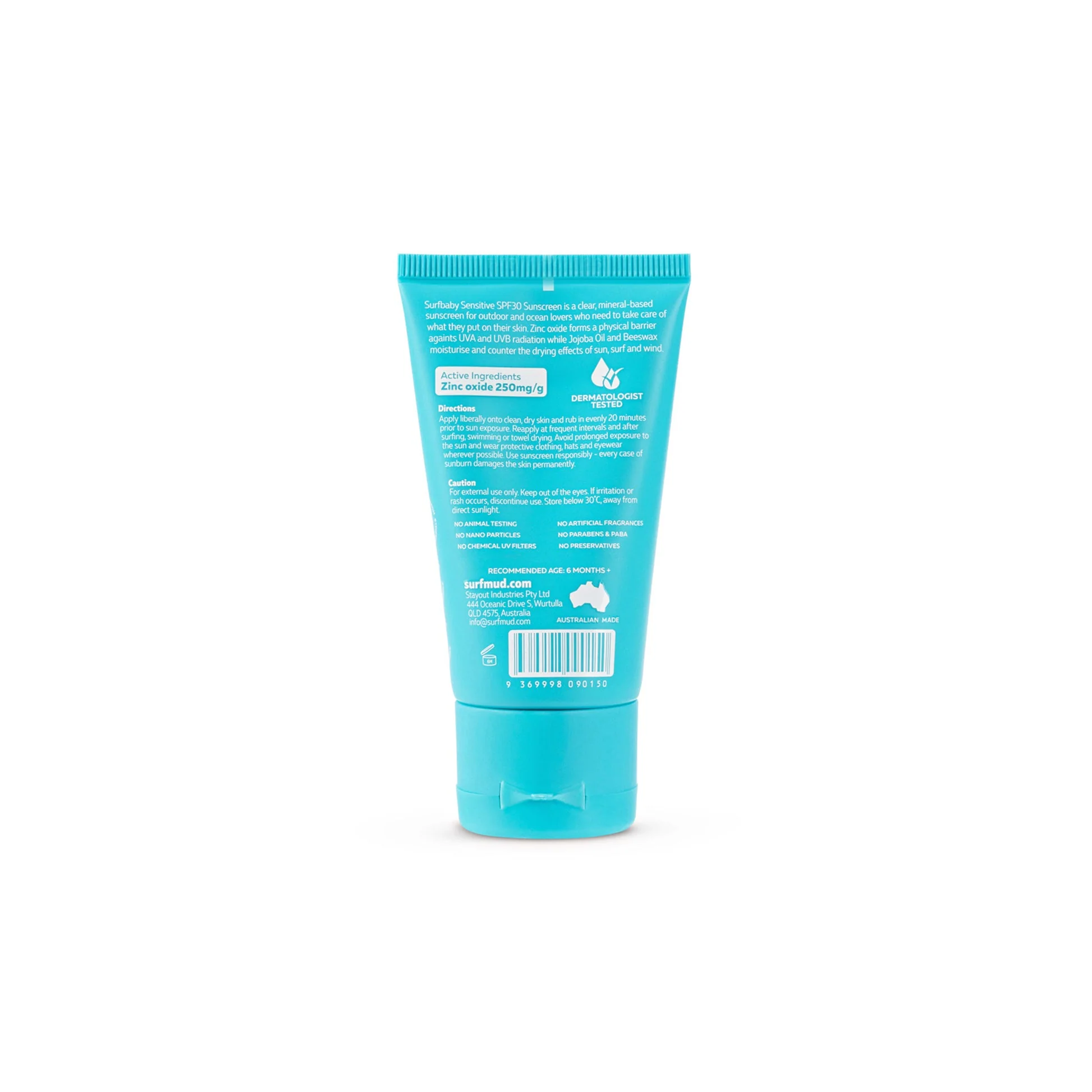 Surfmud Surfbaby Sensitive Sunscreen 50g Or 125g, SPF30 - Image 5