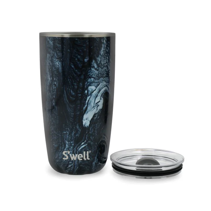 S'well Tumbler With Lid 18oz | 530mL, Azurite Marble Design - Image 4