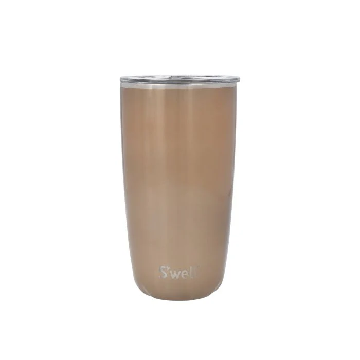 S'well Tumbler With Lid 18oz | 530mL, Pyrite Design