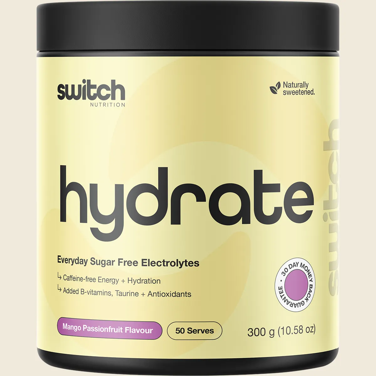 Switch Nutrition Hydrate Every Day Sugar Free Electrolytes 300g, Please Choose Your Flavour - Image 3