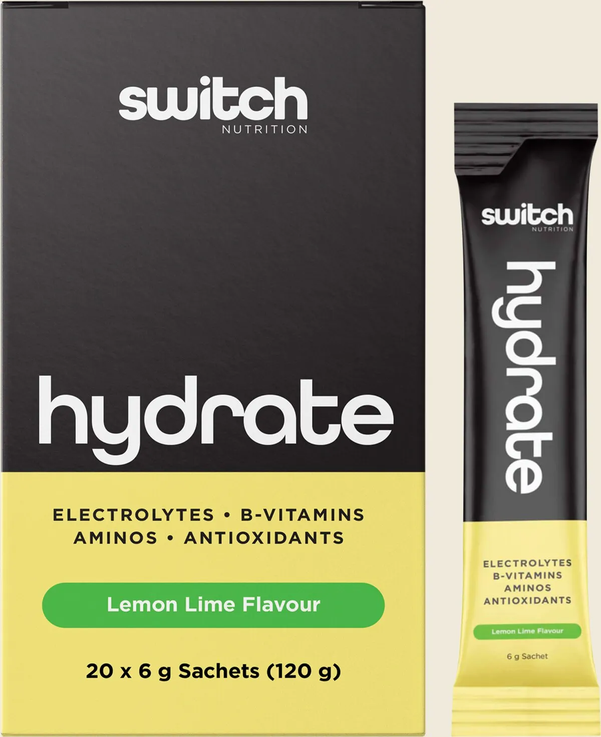 Switch Nutrition Hydrate Electrolytes No Added Sugar, Please Choose Your Size & Flavour - Image 2