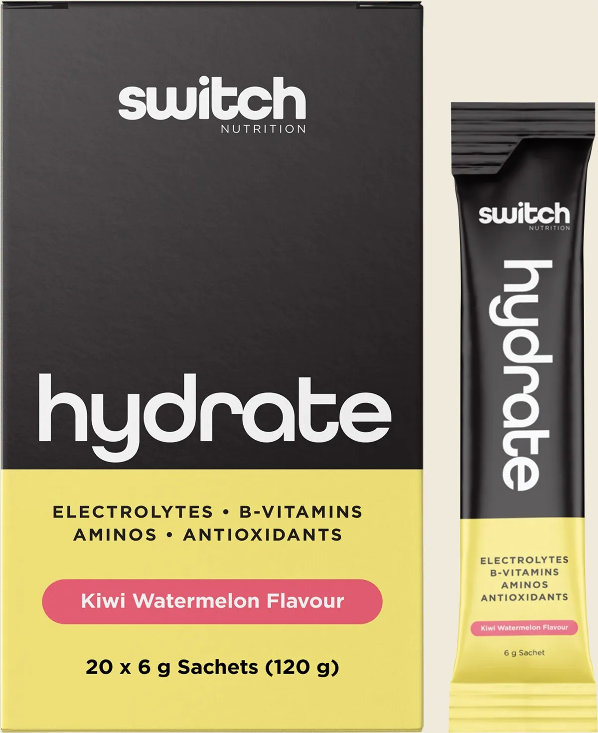 Switch Nutrition Hydrate Electrolytes No Added Sugar, Please Choose Your Size & Flavour - Image 4