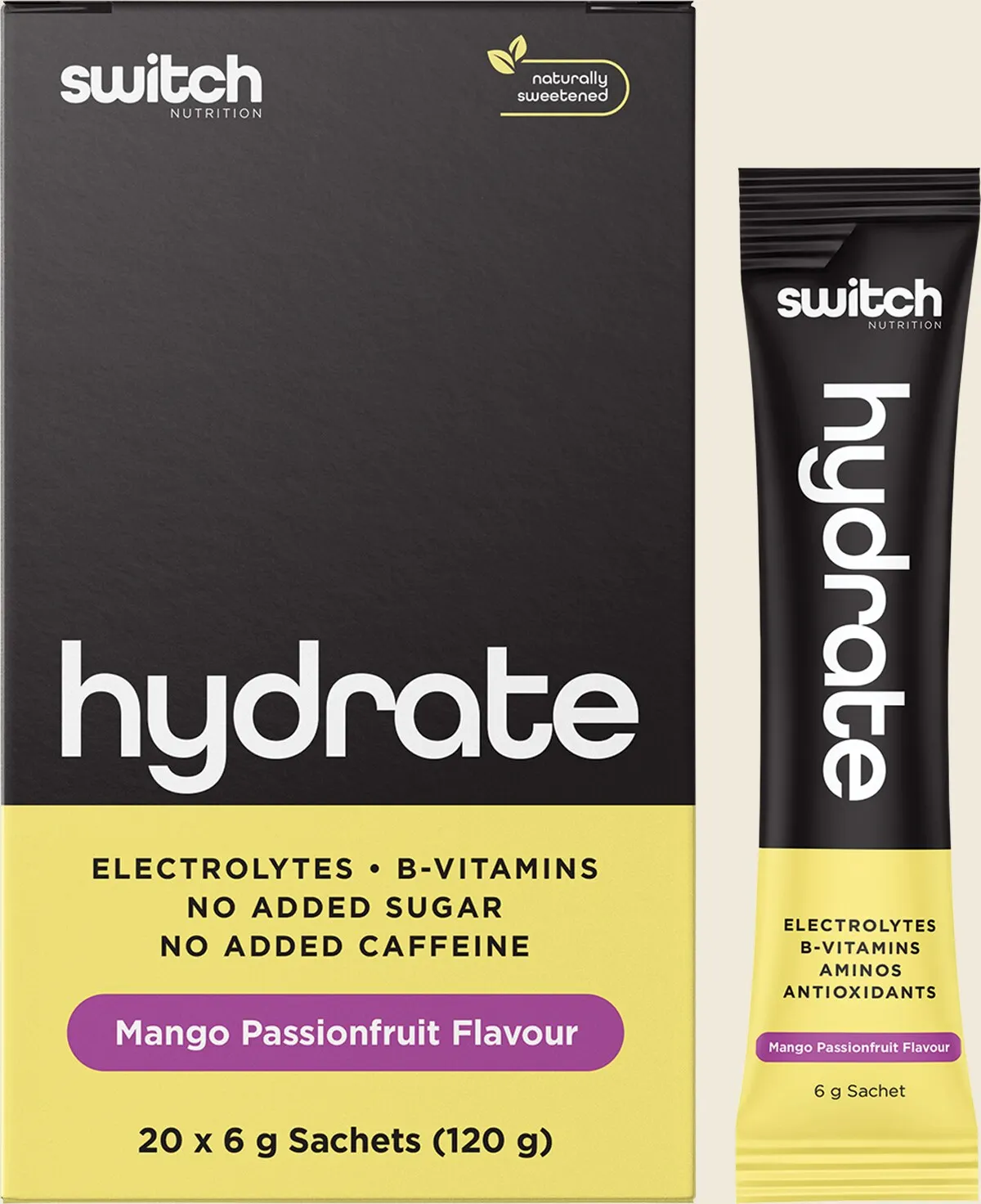 Switch Nutrition Hydrate Electrolytes No Added Sugar, Please Choose Your Size & Flavour - Image 8