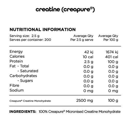 Switch Nutrition Creatine Monohydrate 500g - Image 2