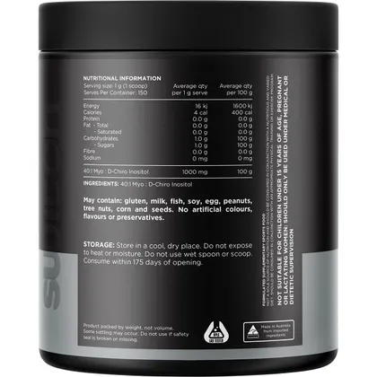 Switch Nutrition Inositol 40:1 MYO : D-Chiro Inositol 150g (150 Serves) - Image 2