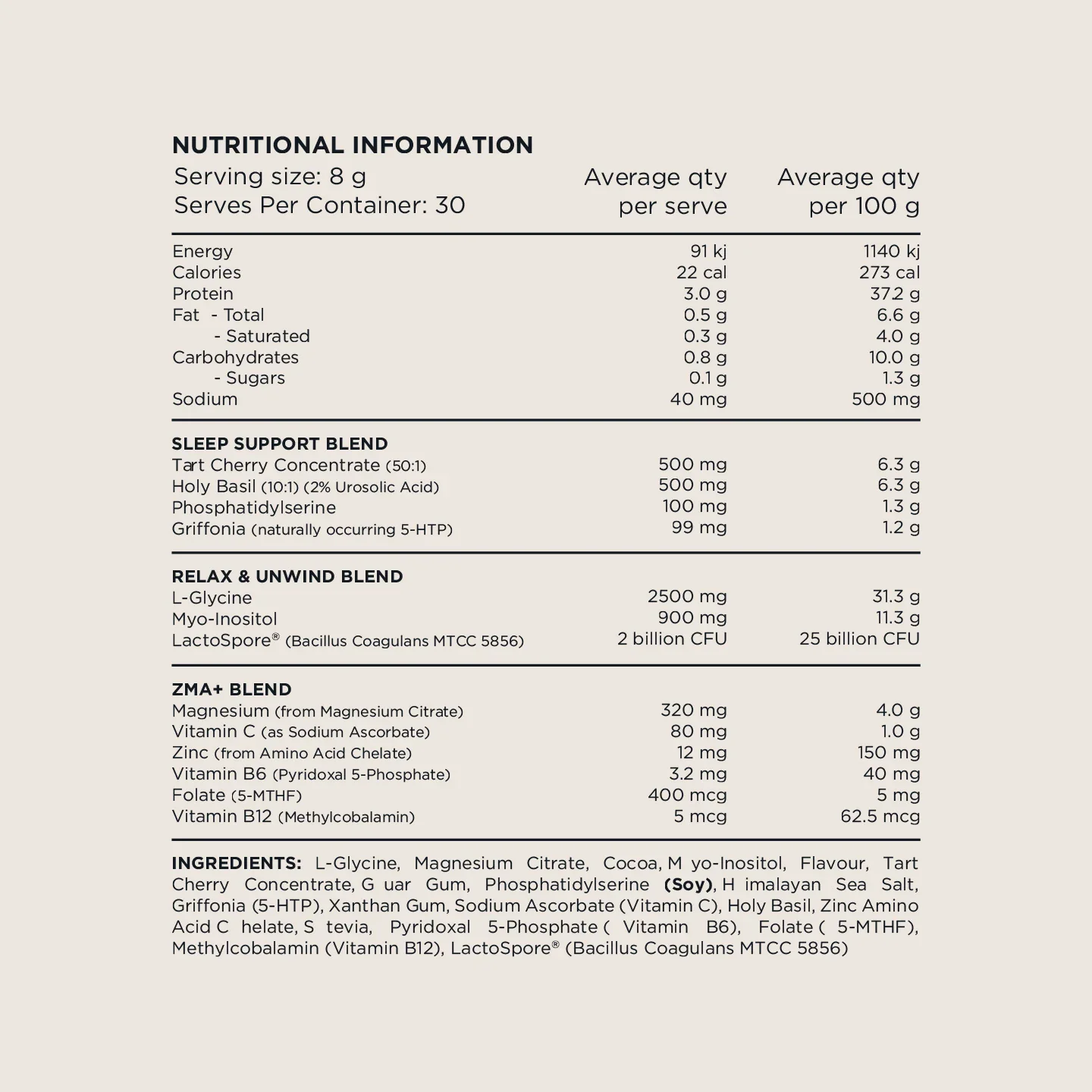 Switch Nutrition Sleep+ Magnesium Chocolate 240g Or 400g, Supports Healthy Sleep Patterns (Copy) - Image 5