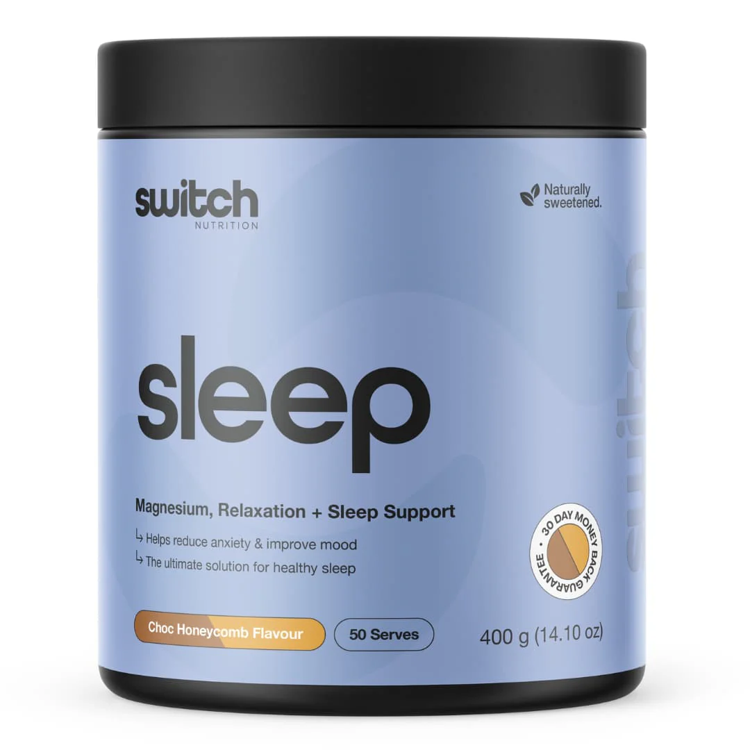 Switch Nutrition Sleep+ Magnesium Choc Honeycomb 240g Or 400g, Supports Healthy Sleep Patterns - Image 6