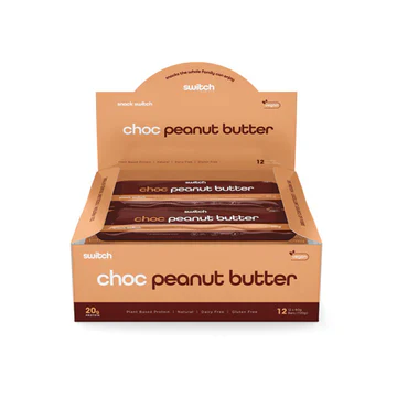 Switch Nutrition Snack Switch 60g, Choc Peanut Butter {Natural, Plant Based, Wholefood Bar} - Image 2