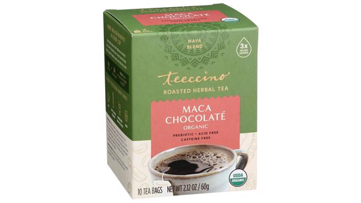 Teeccino Mayan Herbal Tea 10 Tea Bags, Maca Chocolate Flavour Caffeine-Free - Image 2