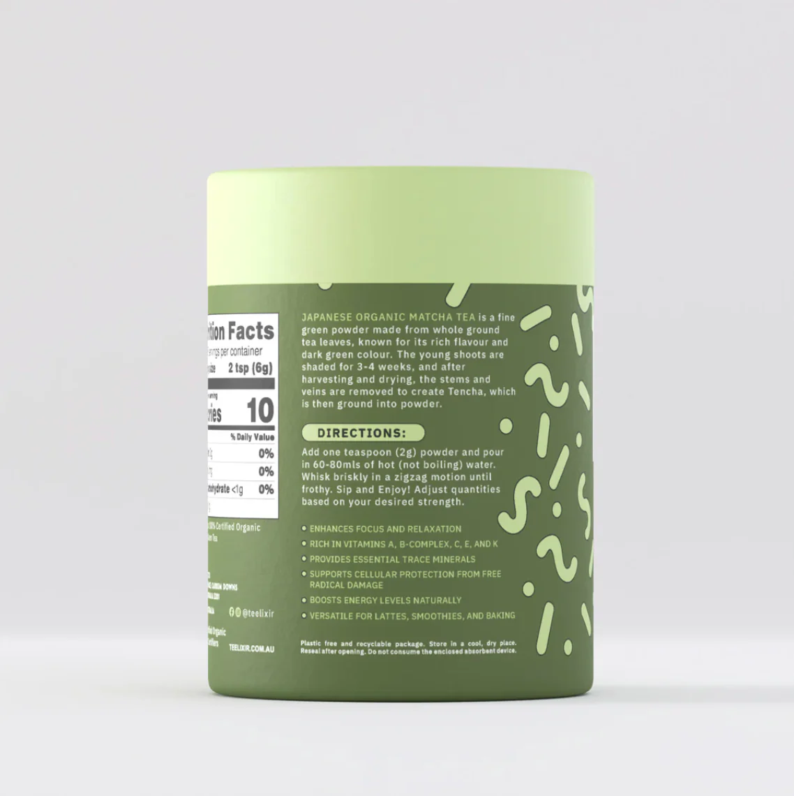 Teelixir Organic Ceremonial Grade Matcha 100g, Sustainably Sourced - Image 5