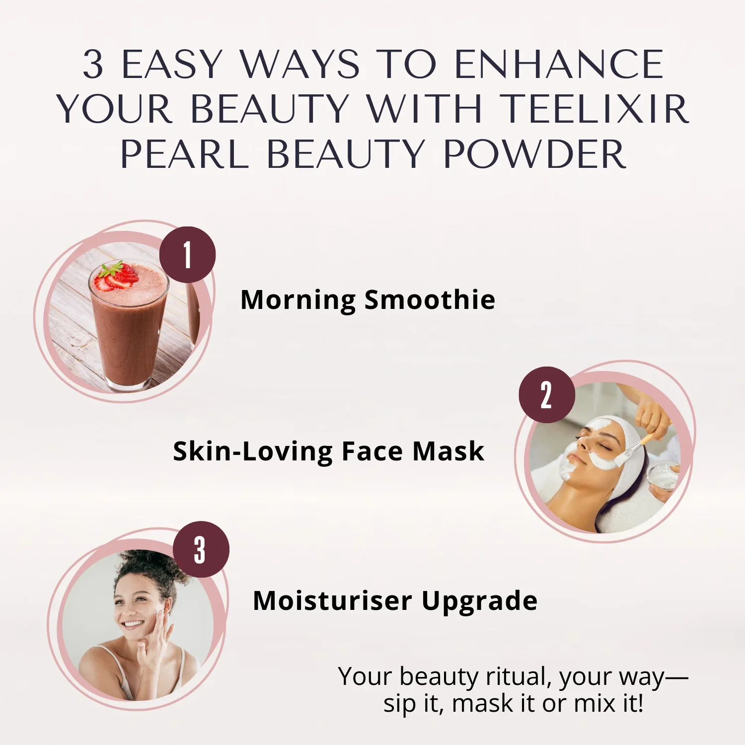Teelixir Pearl Beauty Tonic 50g Or 100g, For Inner & Outer Radiance - Image 4