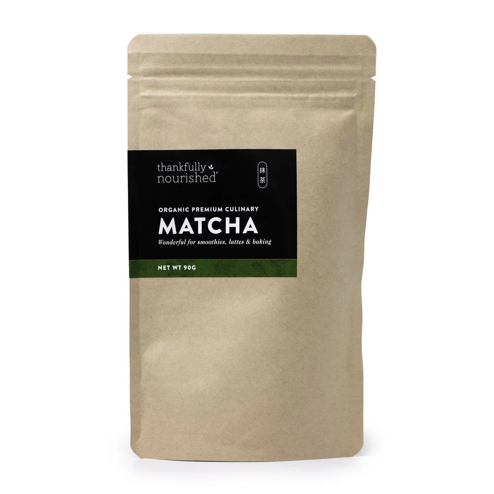 Thankfully Nourished Organic Premium Culinary Matcha Powder 90g, Shade Grown & Hand Picked - Image 2