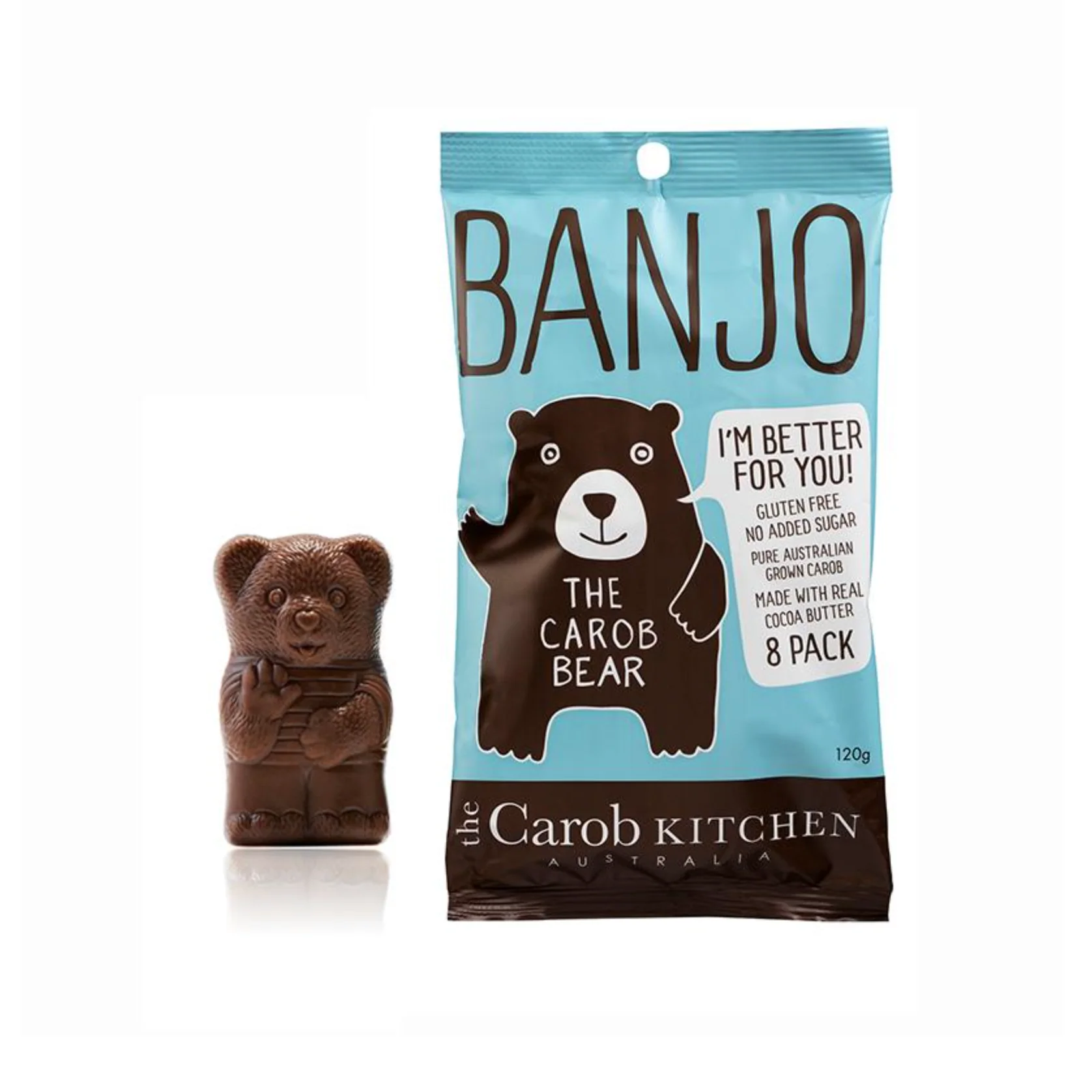 The Carob Kitchen Banjo Bear 15g Or 8 Pack, Milk Flavour - Image 7