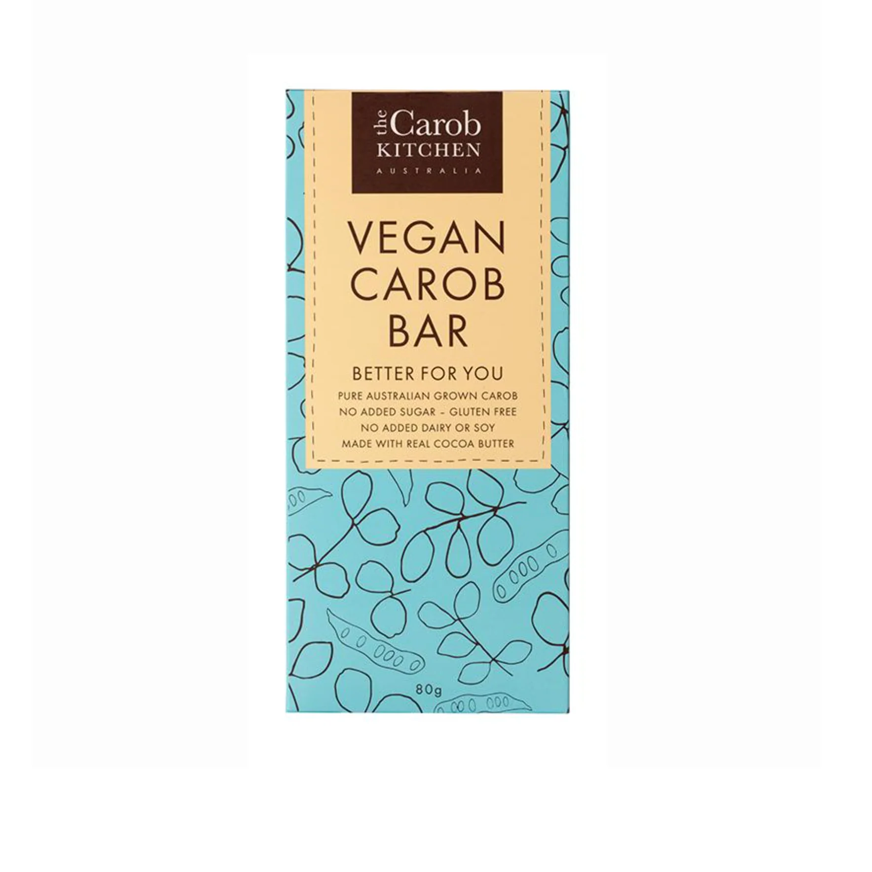 The Carob Kitchen Carob Bar Vegan 80g