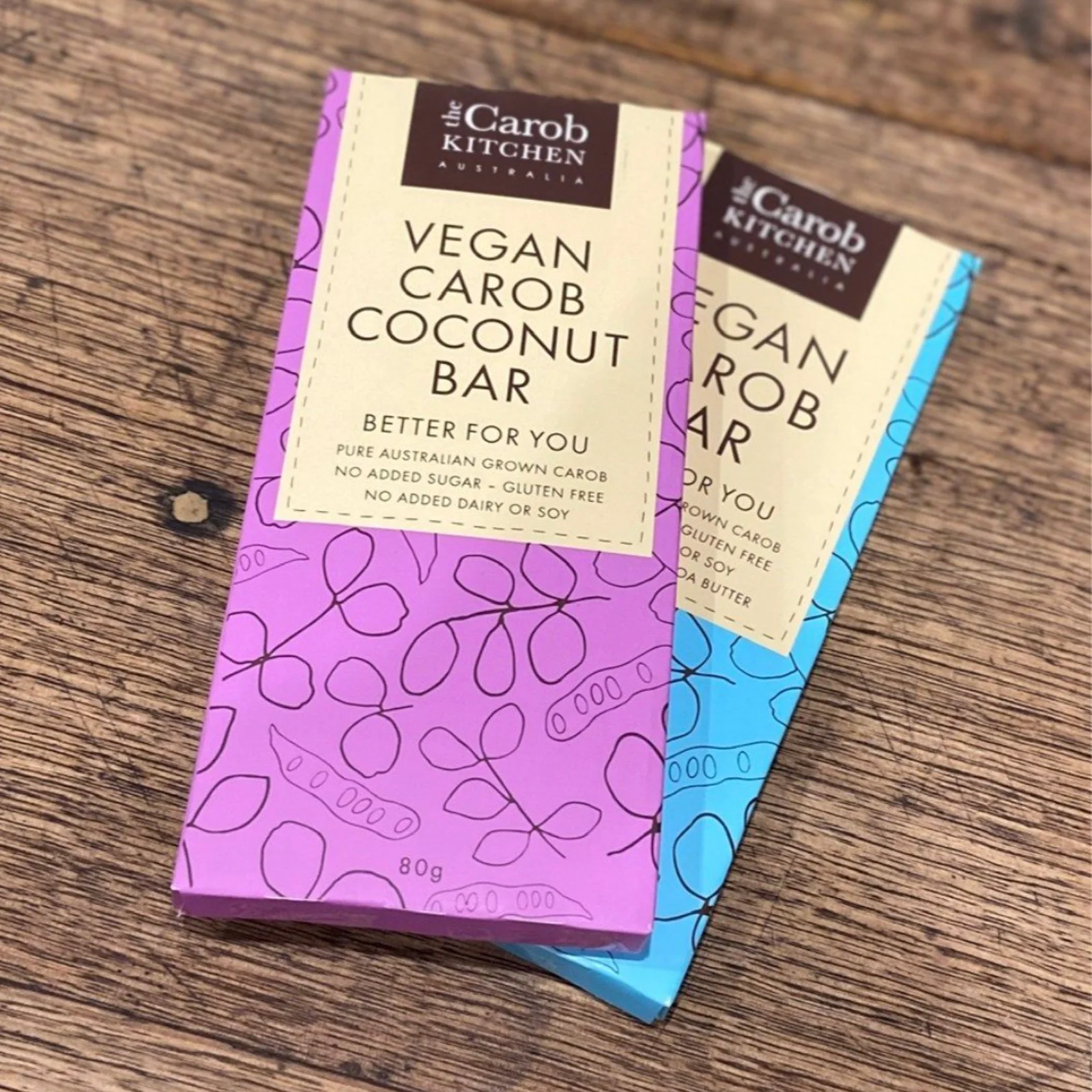 The Carob Kitchen Carob Bar Vegan 80g - Image 2