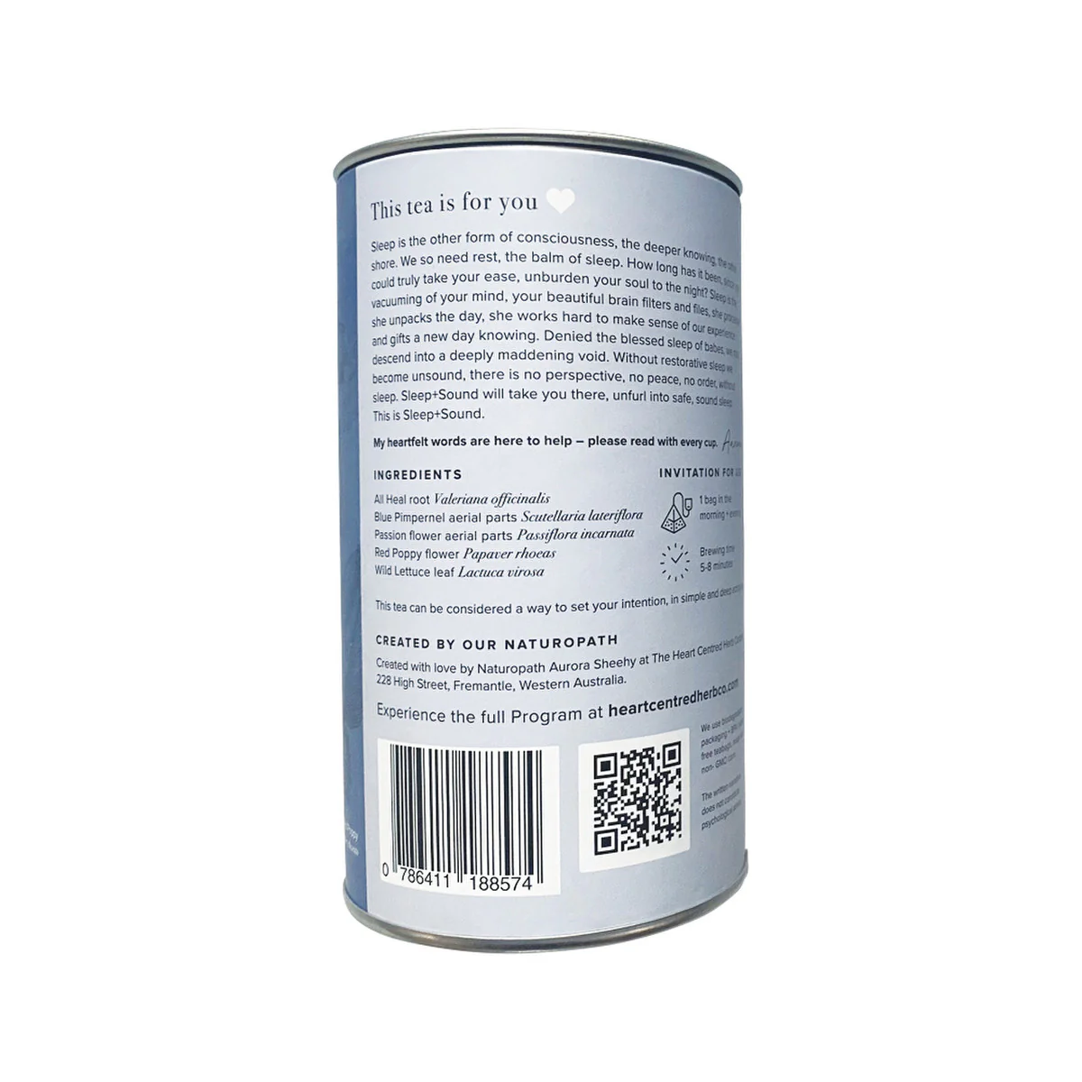 The Heart Centred Herb Company Sleep + Sound, 14 Tea Bags Handmade Tea - Image 3