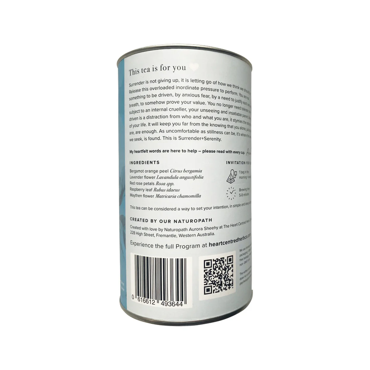 The Heart Centred Herb Company Surrender + Serenity, 14 Tea Bags Handmade Tea - Image 2