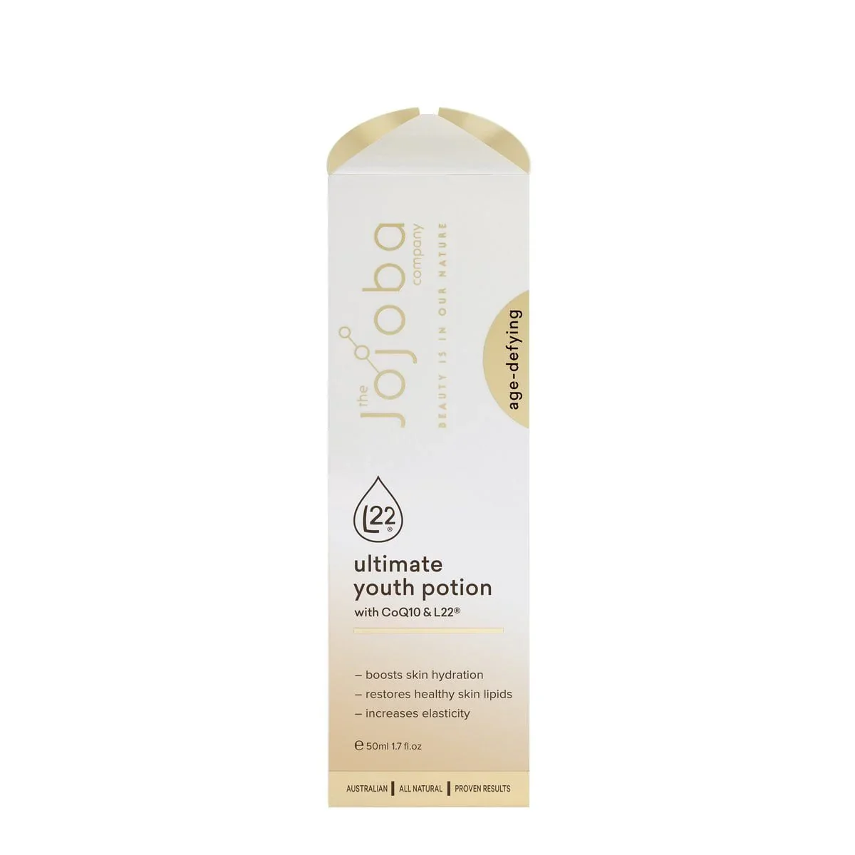 The Jojoba Company Jojoba Ultimate Youth Potion With CoQ10 & L22® 50ml, Age Defying - Image 3