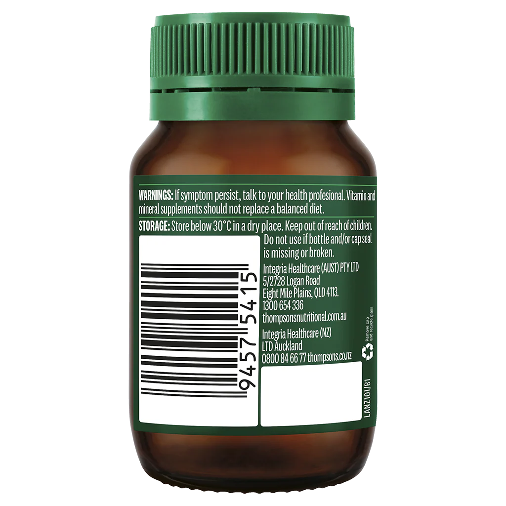 Thompson's B Complex, 100 Tablets (Vegan) - Image 3
