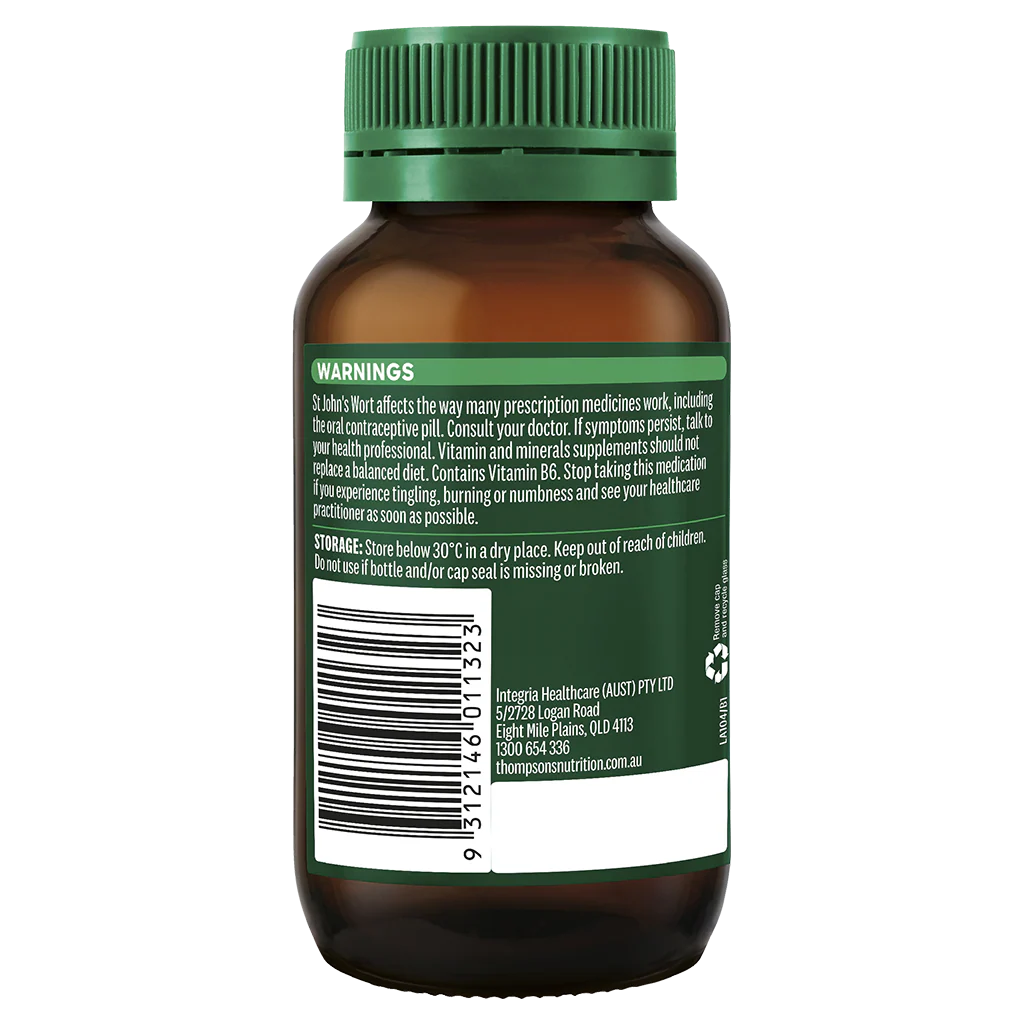 Thompson's Mood Support 60 Tablets, Healthy Mood Balance - Image 3