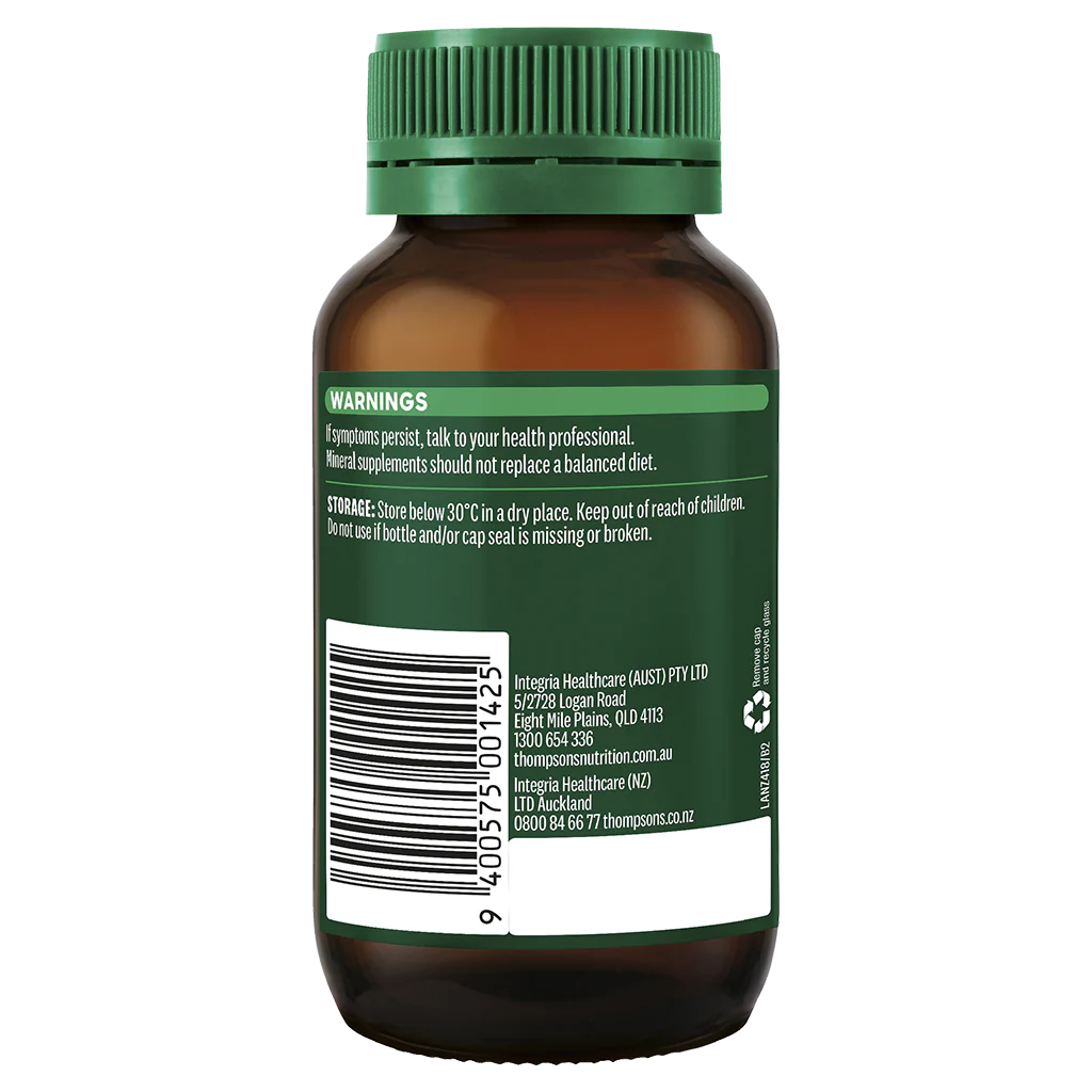 Thompson's Organic Zinc 80 Or 180 Tablets, Supports Immune System Health - Image 3