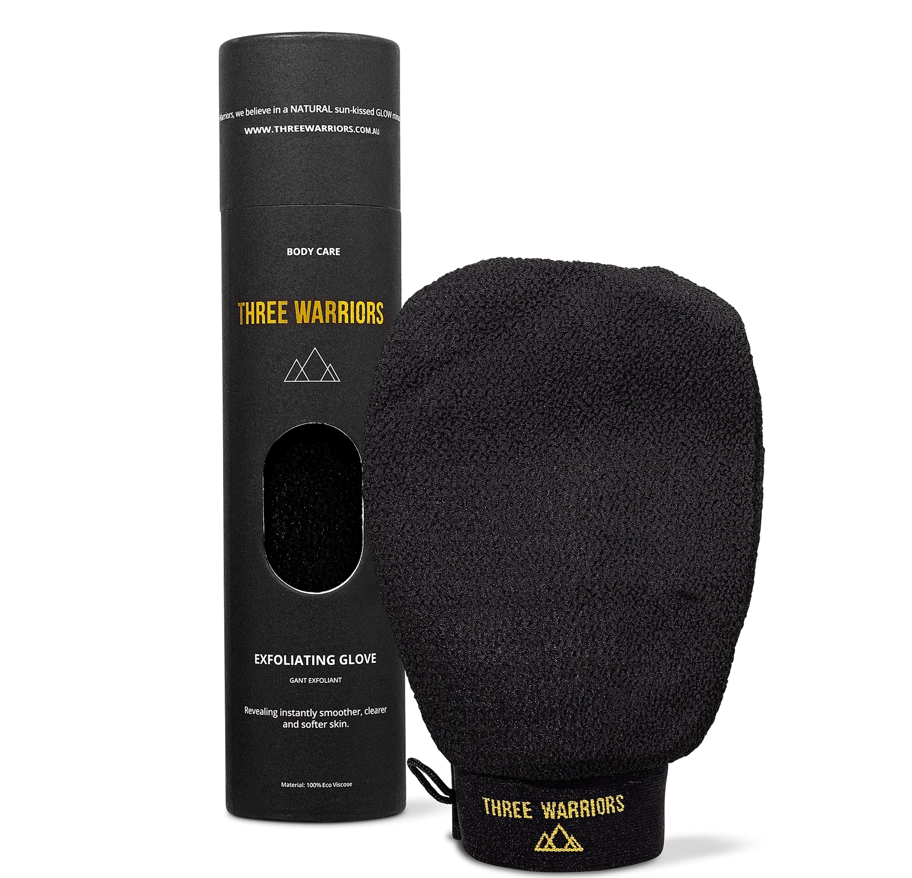 Three Warriors Exfoliating Glove, Perfectly Prepped Skin - Image 2