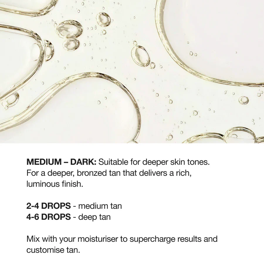 Three Warriors Hydrabronze Medium To Dark Tanning Drops 30mL, Supercharge Your Skin - Image 3