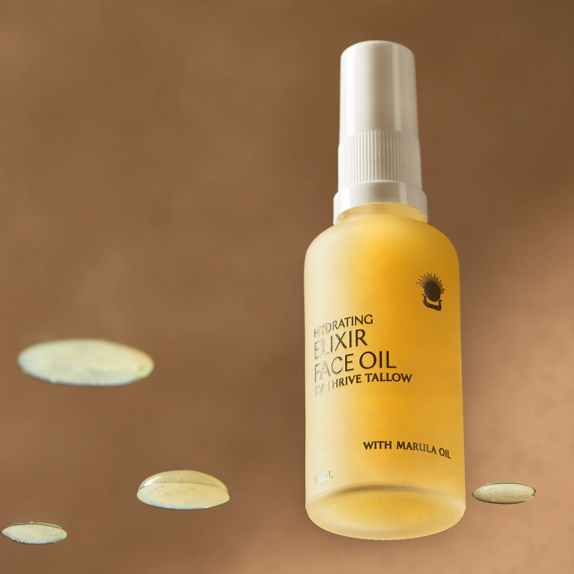 Thrive Tallow Hydrating Elixir Face Oil 50mL, With Marula Oil & Castor Oil - Image 2