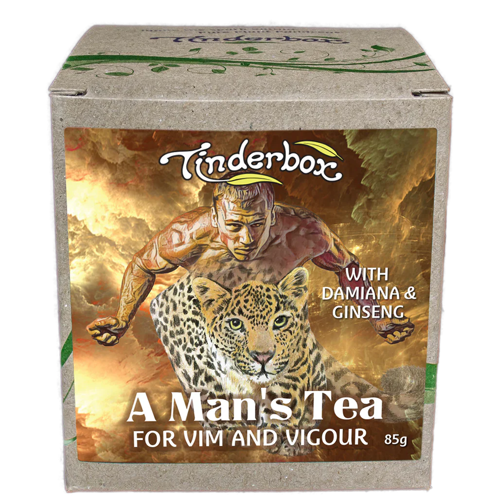 Tinderbox A Man's Tea 85g, For Vim & Vigour With Damiana & Ginseng - Image 2
