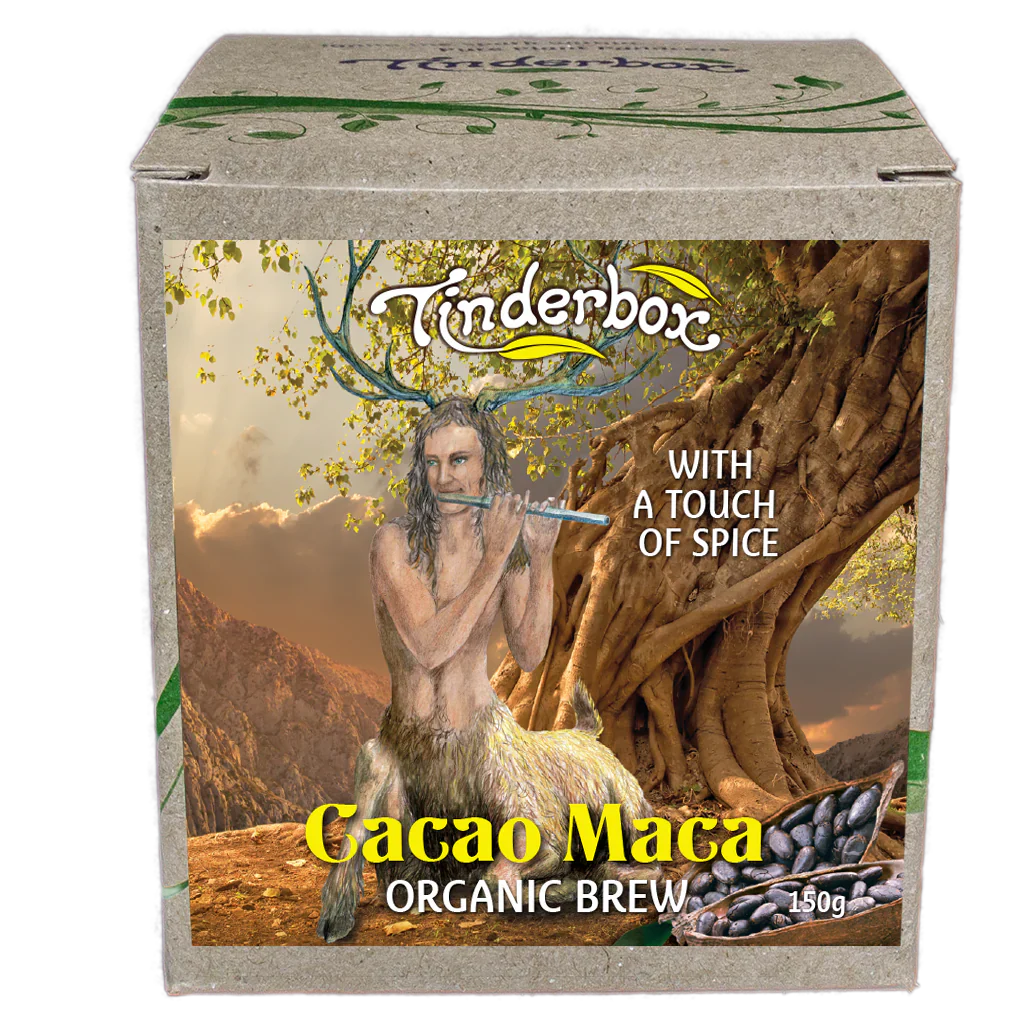 Tinderbox Cacao Maca Organic Brew 150g, Herbal Brew With A Touch Of Spice - Image 2