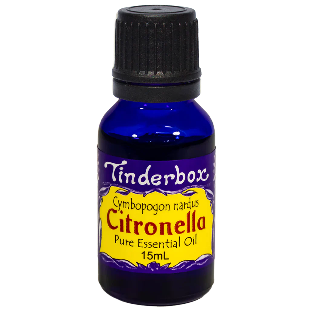 Tinderbox Citronella Essential Oil 15mL, A Sri Lankan Citronella