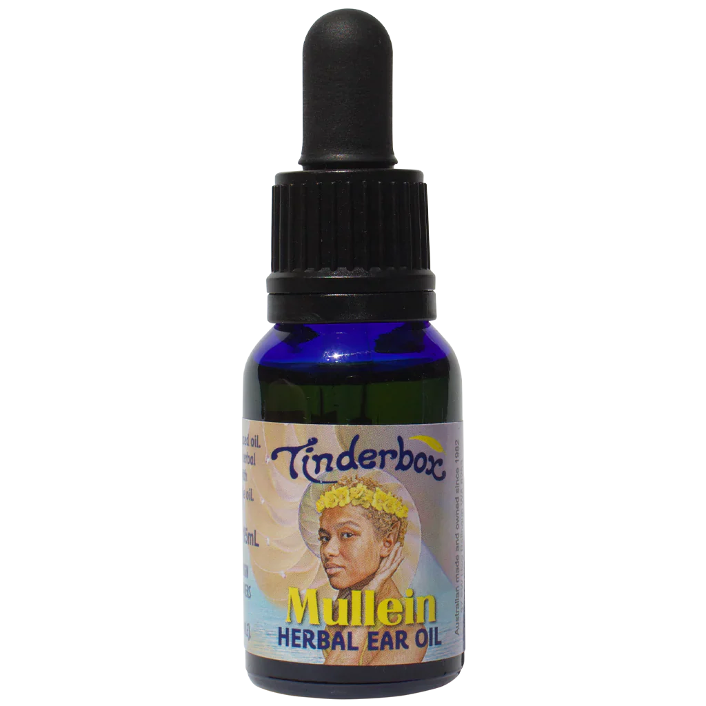 Tinderbox Mullein Herbal Ear Oil 15mL, With Soothing Chamomile Oil - Image 2