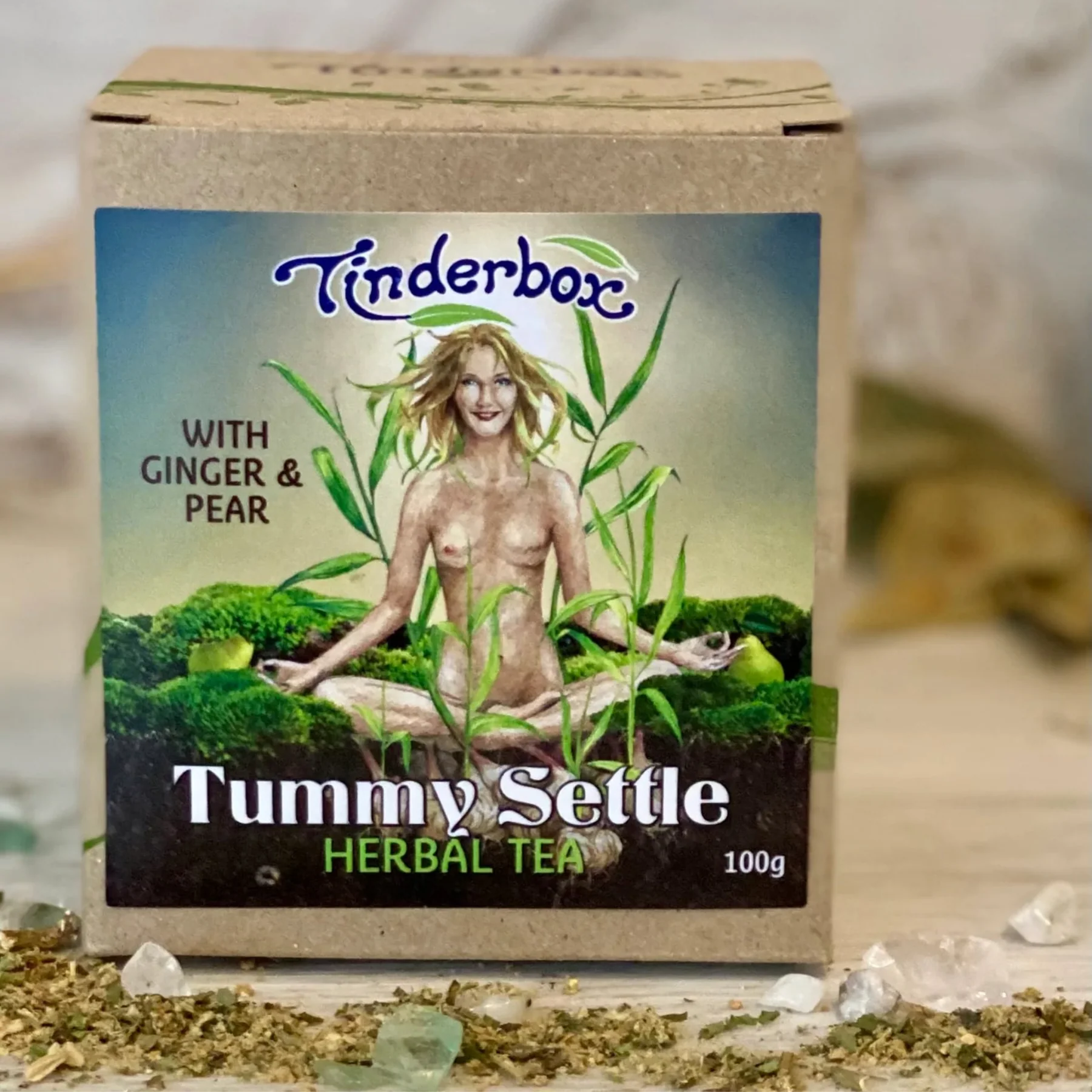 Tinderbox Tummy Settle Herbal Tea 100g, Eases An Upset Stomach - Image 2