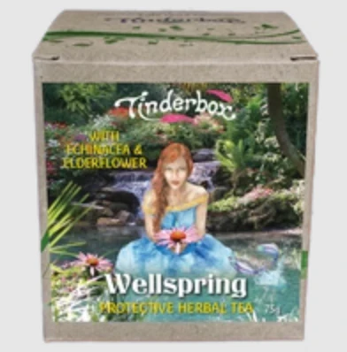Tinderbox Wellspring Herbal Tea 75g, Protective & Restorative