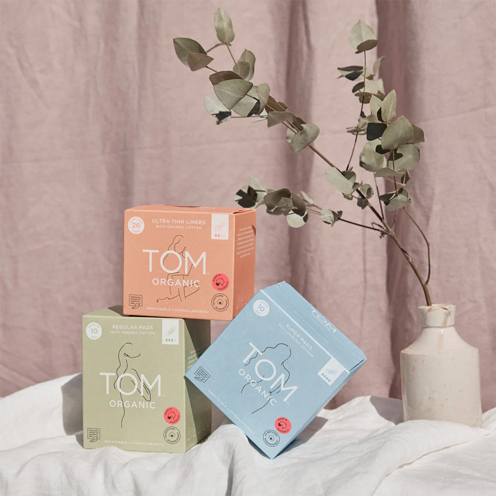 Tom Organic Pads 10pk, Regular With Organic Cotton - Image 4