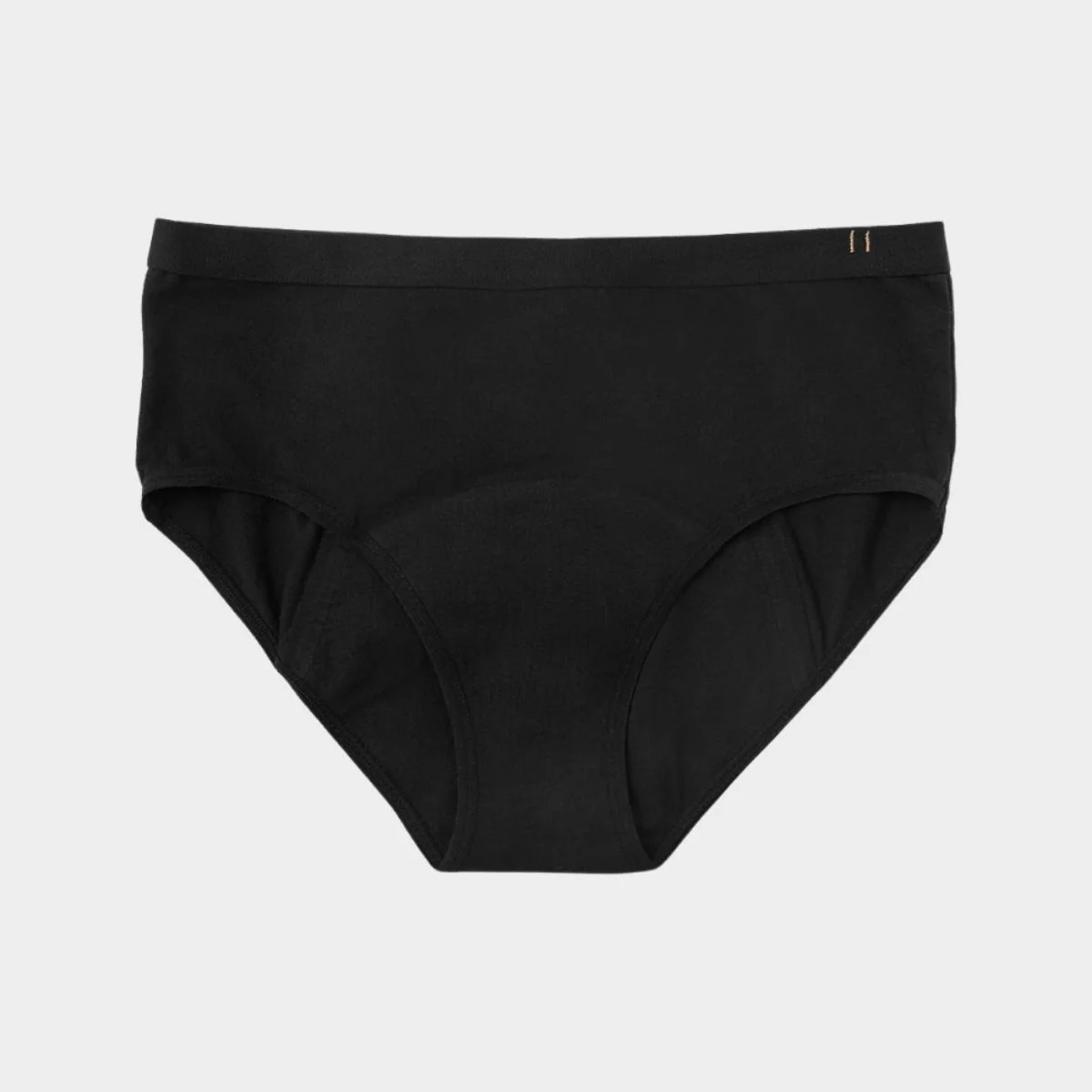 Tom Organic The Period Brief Mid Rise S, M, L Or XL, Black - Image 5