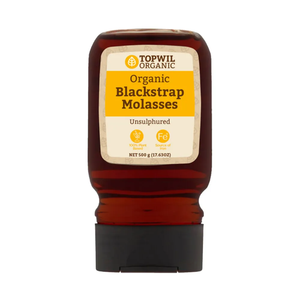 Topwil Organic Blackstrap Molasses 500g, For A Rich Caramel Flavour