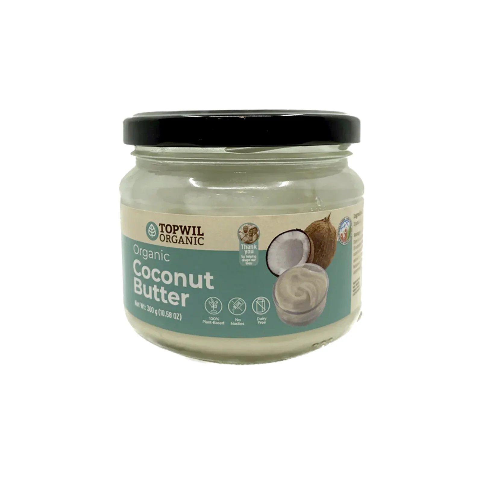 Topwil Organic Coconut Butter 300g, For A Beautiful Nutty Flavour