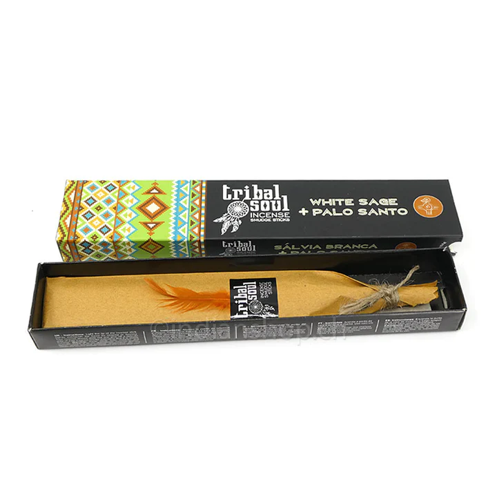 Tribal Soul White Sage & Palo Santo 15g, Incense Smudging Sticks