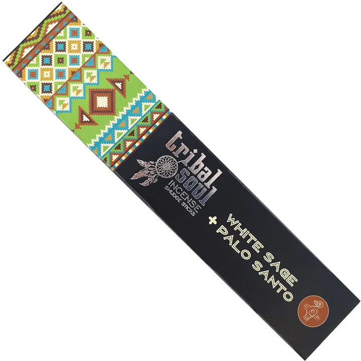 Tribal Soul White Sage & Palo Santo 15g, Incense Smudging Sticks - Image 2