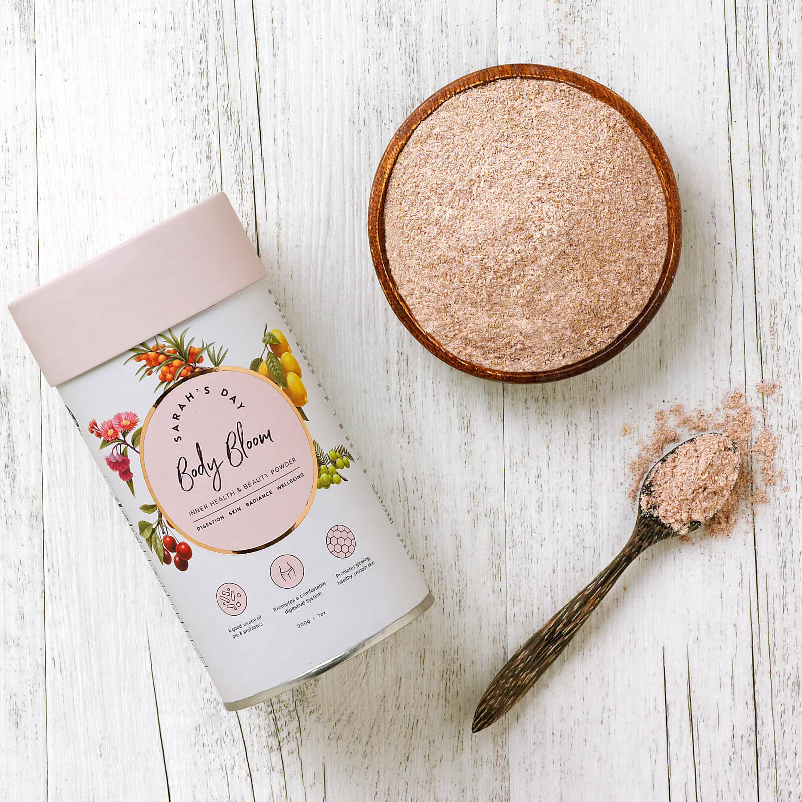 Tropeaka Sarah's Day Body Bloom 200g, Skin & Gut Formula