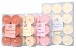 Tulsi Soy Tea Lights, 6 Pack No Paraffin Please Select Your Fragrance