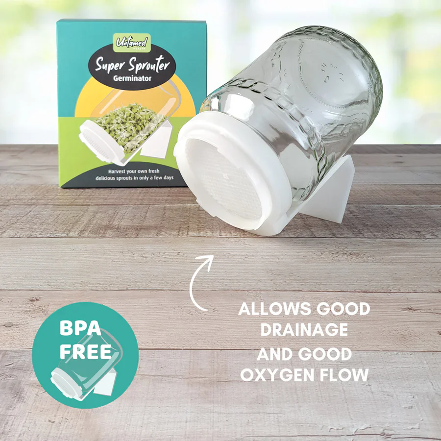 Untamed Health Super Sprouter Germinator, Make Your Own Sprouts